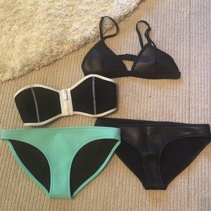 Australian brand - TRIANGL bikinis (x2) + bag